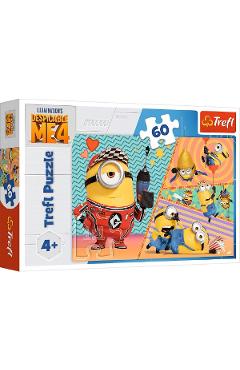 Puzzle 60: Despicable Me 4. Minionii Fericiti