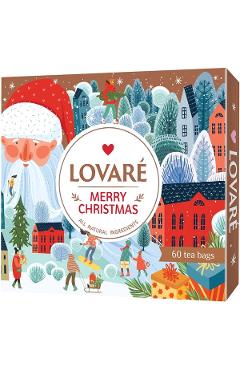 Set ceai: 12 arome x 5 pliculete. Christmas