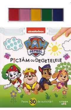 Patrula Catelusilor. Pictam cu degetelele