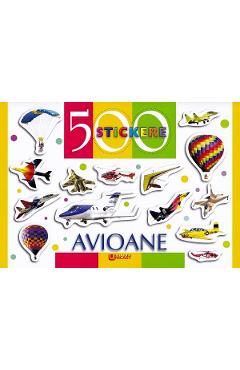 500 stickere. Avioane - UNICART