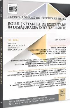 Revista romana de executare silita Nr.2 din 2024 - UNIVERSUL JURIDIC