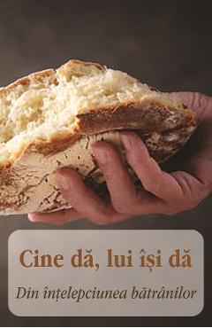 Cine da, lui isi da. Din intelepciunea batranilor - EGUMENITA