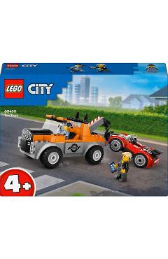 Lego City: Camioneta de tractare si masina sport