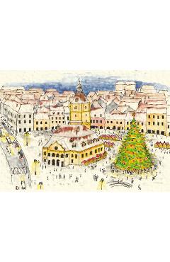 Felicitare: Craciun in Piata Sfatului A5