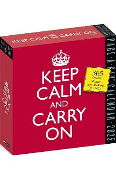 Calendar 2025: Keep Calm and Carry On