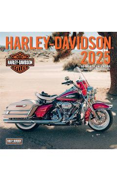 Calendar de perete 2025: Harley Davidson