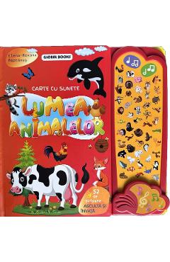 Lumea animalelor. Carte cu sunete - Elena-Roxana Peptanus