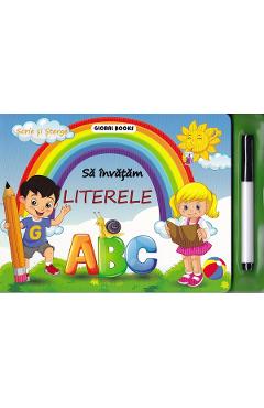 Sa invatam literele. Scrie si sterge - GLOBAL BOOKS