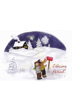 Felicitare: Craciun fericit! Scrisoare Mos Craciun