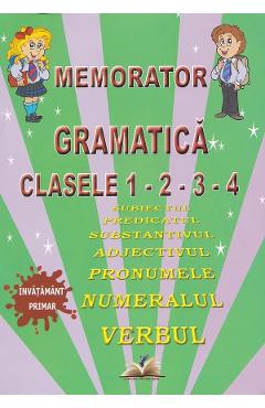 Memorator gramatica - Clasele 1-4 - COLIBRI KIDS