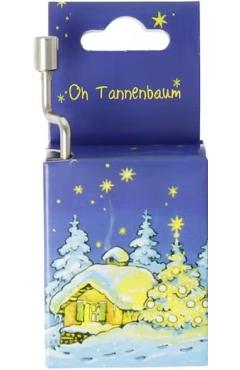 Cutiuta muzicala cu tematica si muzica de iarna: Oh Tannenbaum
