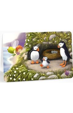 Felicitare. Puffins