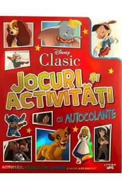 Jocuri si activitati cu autocolante - LITERA