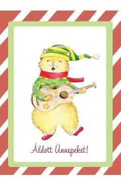 Felicitare: Bob si chitara. Aldott unnepeket!