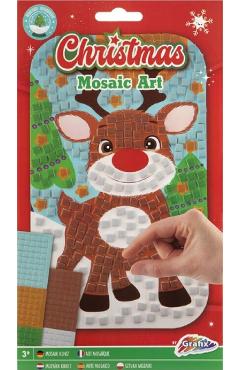 Set creativ mozaic: Tematica de Craciun. Ren