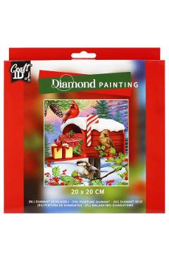 Set creativ pictura cu diamante: Casuta postala