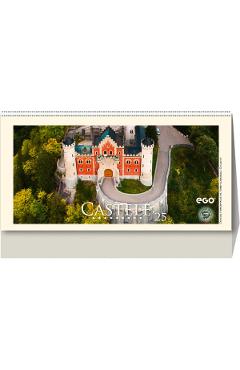Calendar birou: Castele 2025