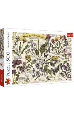 Puzzle 500. Plante si flori salbatice