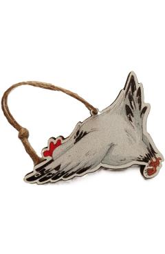 Ornament: Downward dog Hen