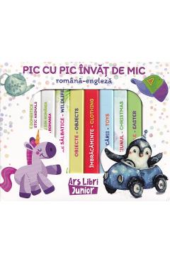Pachet pic cu pic invat de mic. 12 titluri romana-engleza - ARS LIBRI