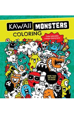 Kawaii Monsters Coloring Book -