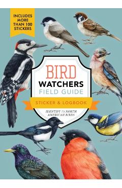 Bird Watchers' Field Guide Sticker & Logbook -