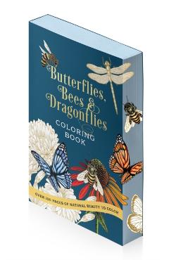 Butterflies, Bees & Dragonflies Coloring Book -