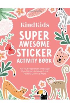 KindKids Super Awesome Sticker Activity Book -