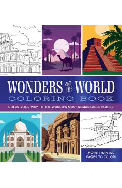 Wonders of the World Coloring Book -