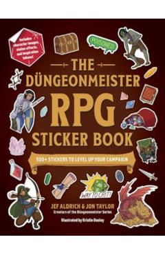Dungeonmeister RPG Sticker Book - Jef|taylor Aldrich