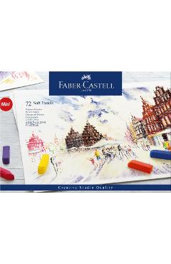 Creioane pastel soft mini 72 culori