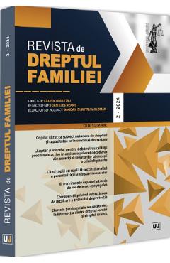 Revista de Dreptul Familiei Nr.2/2024 - UNIVERSUL JURIDIC