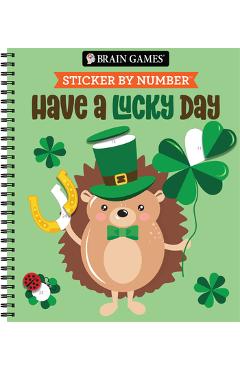 Brain Games - Sticker by Number: Have a Lucky Day -