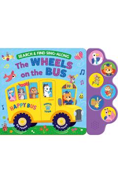 Search & Find: Wheels on the Bus (6-Button Sound Book)