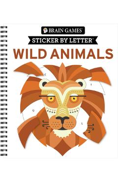 Brain Games - Sticker by Letter: Wild Animals -