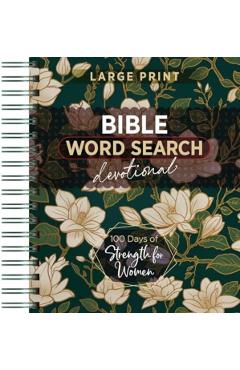 100 Days of Strength for Women: Bible Word Search Devotional -