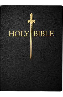 KJV Sword Bible, Large Print, Black Bonded Leather, Thumb Index: (Red Letter, 1611 Version) -