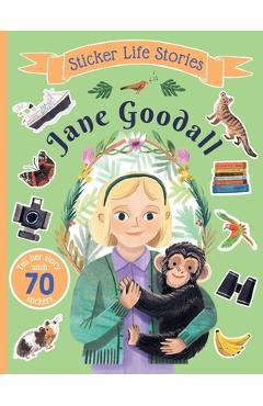 Sticker Life Stories Jane Goodall - Evie Daye