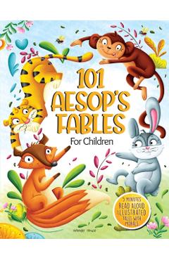 5 Minutes Read Aloud: 101 Aesop's Fables for Children -
