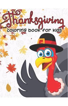 Thanksgiving Coloring Book for Kids: 50 Thanksgiving Coloring Pages for Kids - Hero Press