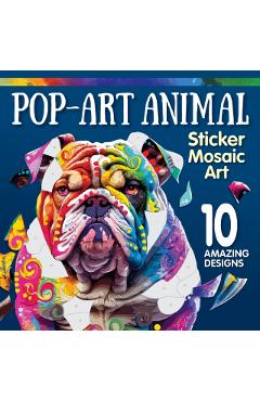 Pop Art Animals Sticker Mosaic Art: 10 Amazing Designs - Dean Russo