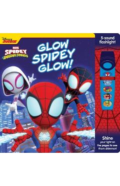 Disney Junior Marvel Spidey and His Amazing Friends: Glow Spidey Glow! Sound Book [With Battery] -