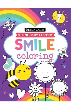 Brain Games - Sticker by Letter - Coloring: Smile -