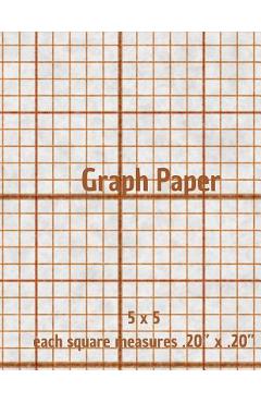 Graph Paper: Quad Rule Graph Paper,8.5 X 11 (5x5 Graph Paper) 100 Pages - Christopher H. Hibbs