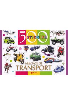 500 stickere. Mijloace de transport - UNICART