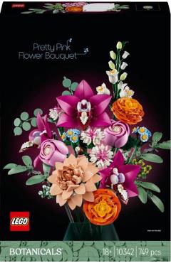Lego Botanicals. Buchet de flori roz