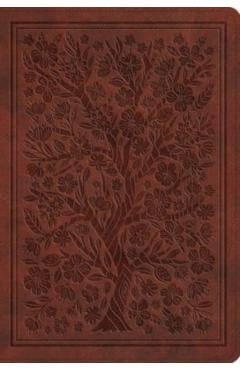 ESV Women's Study Bible (Trutone, Chestnut, Almond Tree Design) - Dana Tanamachi