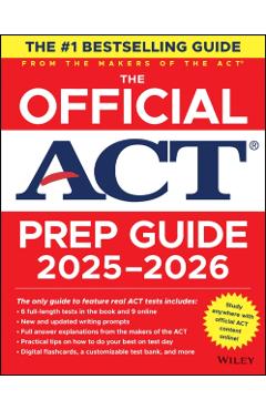 The Official ACT Prep Guide 2025-2026: Book + Online Course -