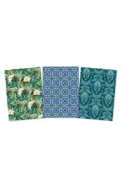 The White Lotus Sewn Notebook Collection (Set of 3) -