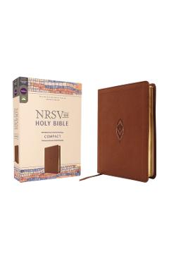 Nrsvue, Holy Bible, Compact, Leathersoft, Brown, Comfort Print -